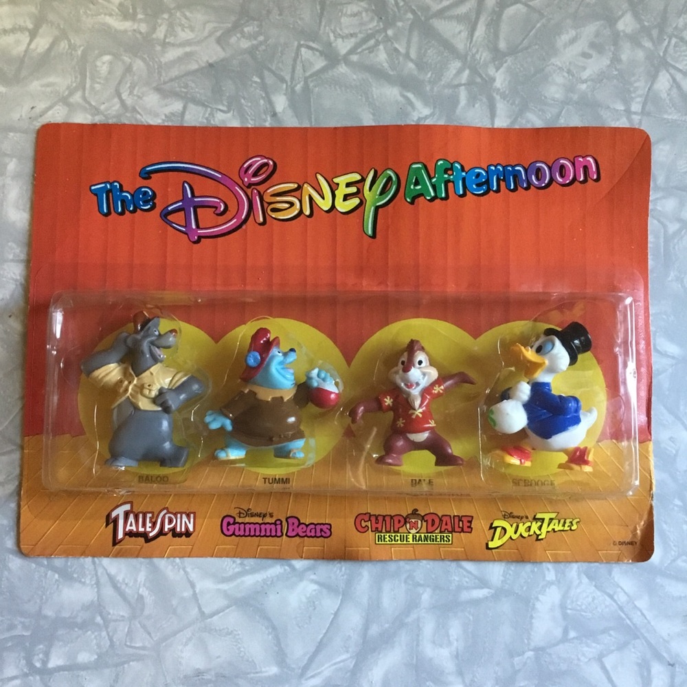 90s Disney Afternoon Cartoon Figure Collectors Set